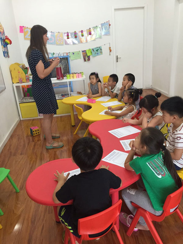 沧州市道恩国际语言学校外教上课