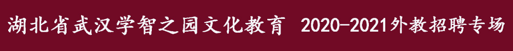 湖北省武汉学智之园文化教育外教招聘专场（第二期）2020-2021